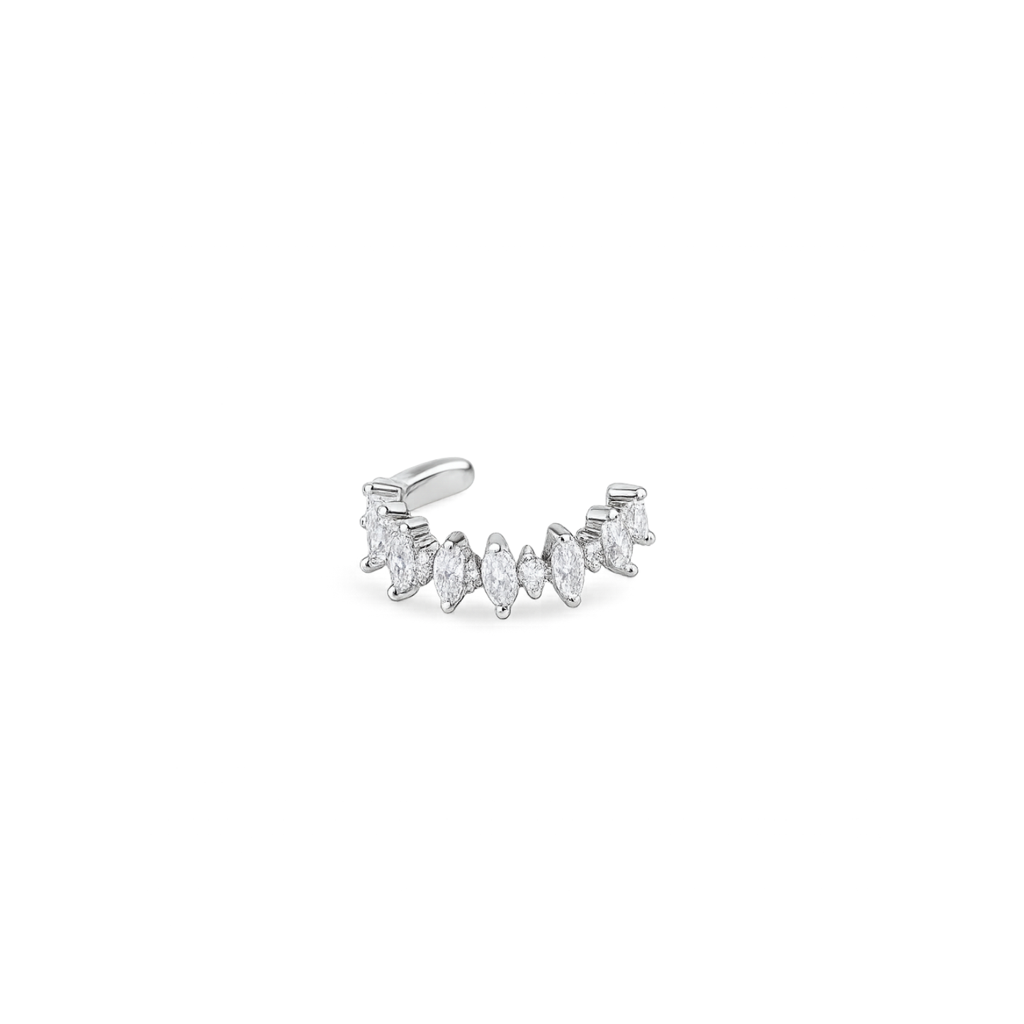 marquise ear cuff earrings