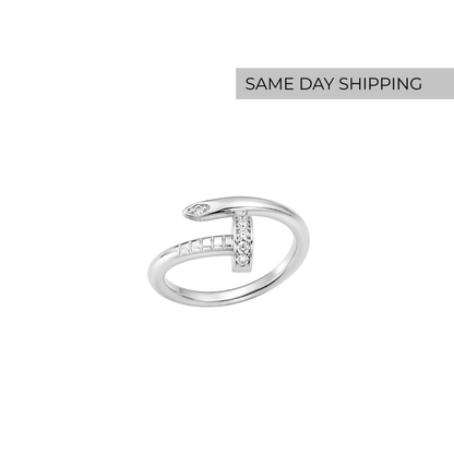 Pavé Nail Ring