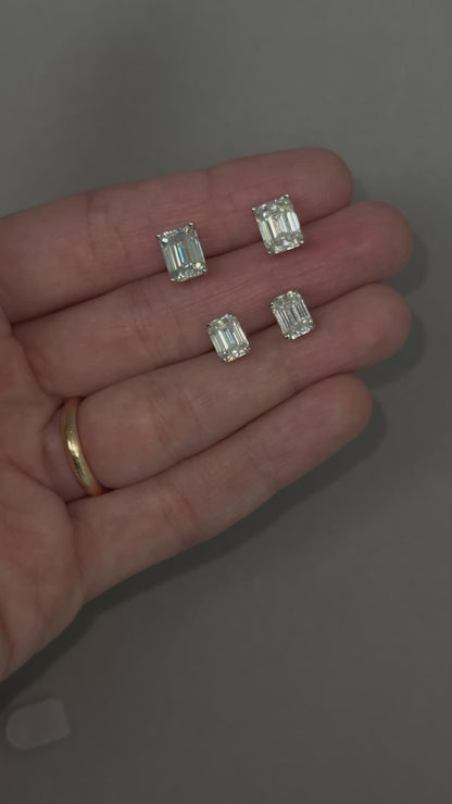 Emerald Stud Earrings