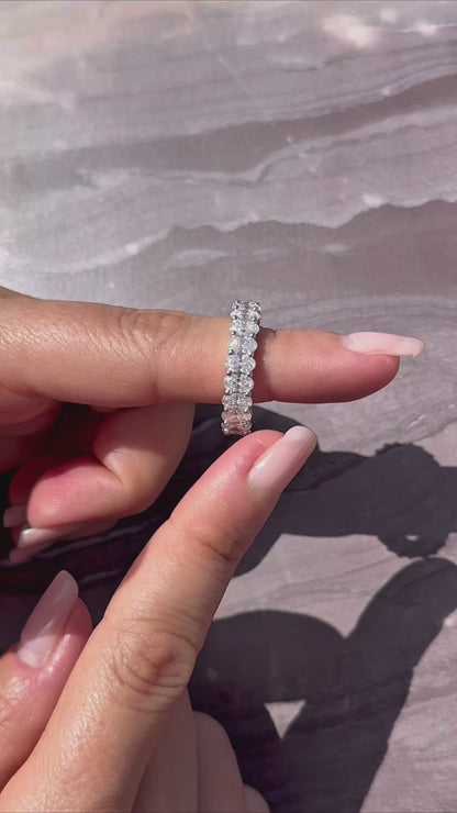 Oval Cut Eternity Ring