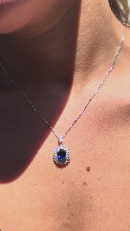 Sapphire Mirage necklace