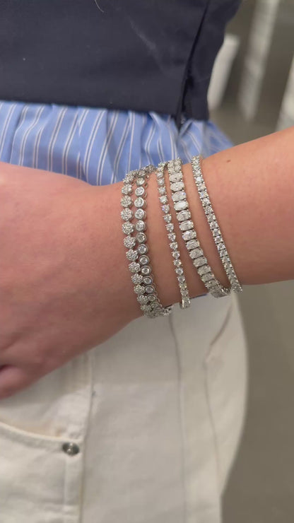 Oval Tennis Bracelet