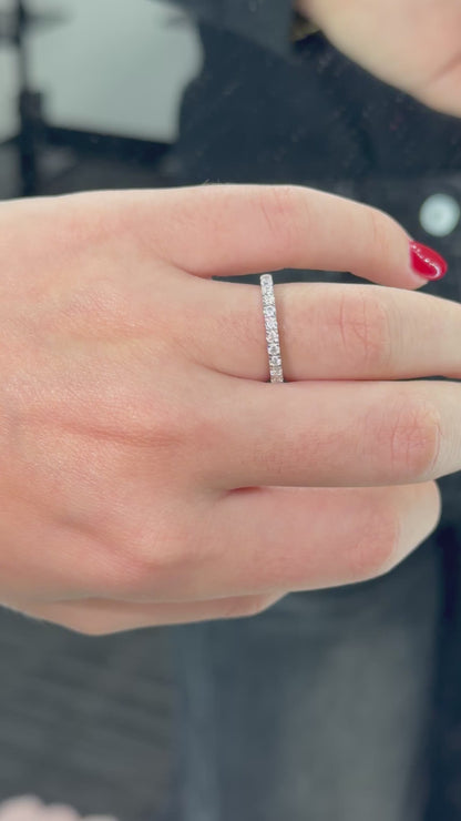 2mm half eternity ring