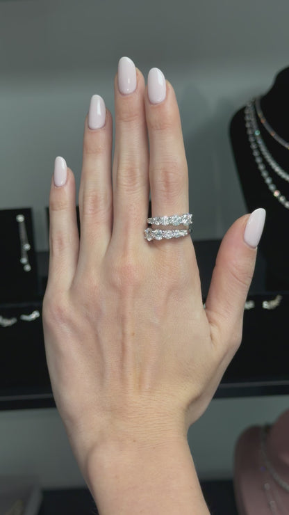 3.26CT Wrap Graduated Ring