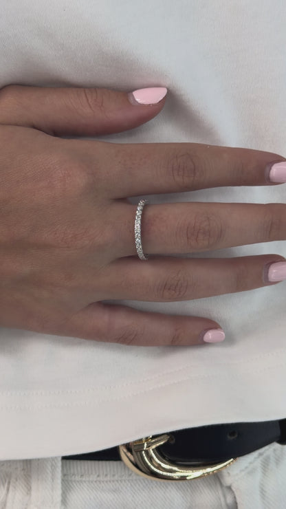 2mm  Eternity band Ring