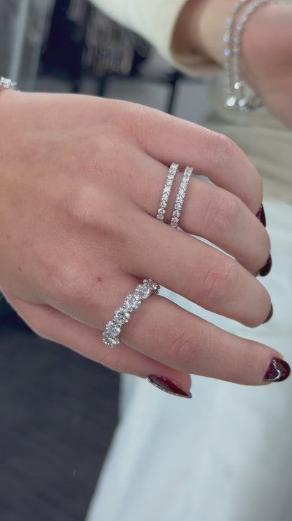 Double Row Band Ring