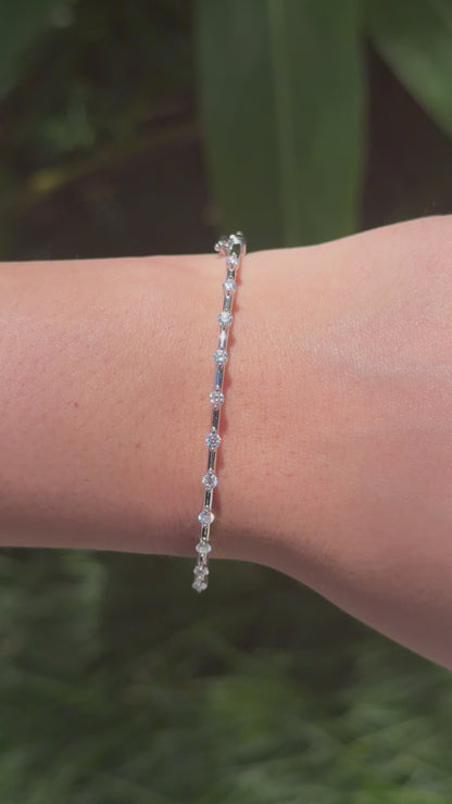 Dainty  Line Bangle