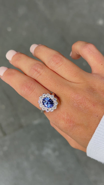 Sapphire Mirage Ring