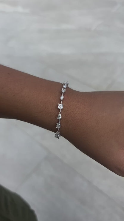 Multi-Cut Tennis Bracelet