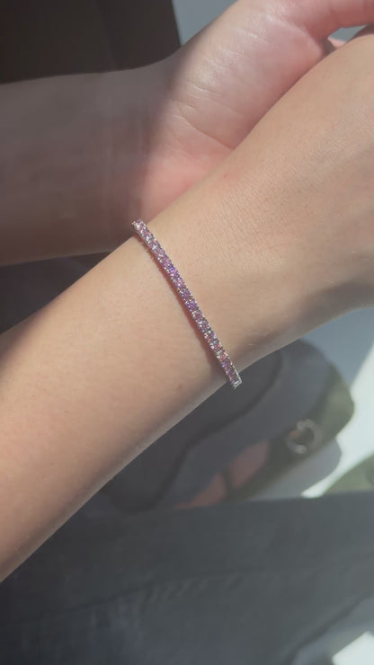 Pink Ombré Tennis Bracelet