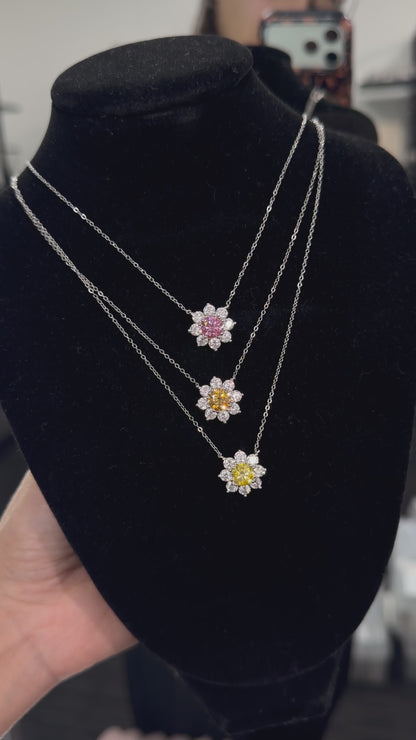 Colorful Flower necklace