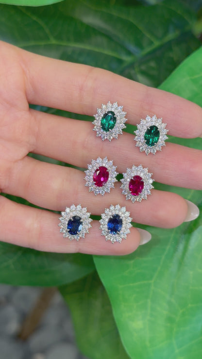 Ruby Mirage earrings