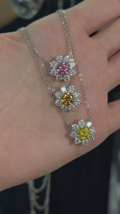 Colorful Flower necklace