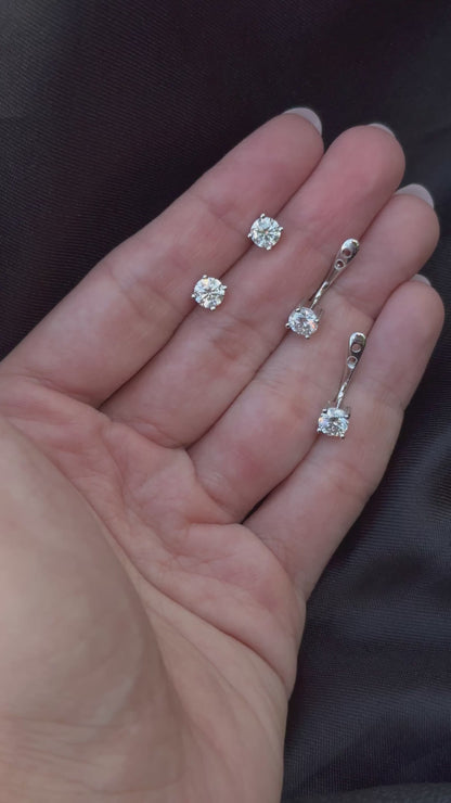 Convertible Stud Earrings