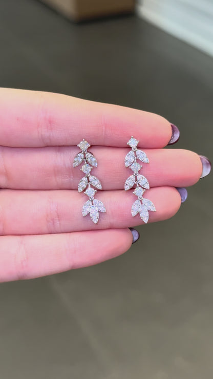 Leaf Drop Earrings