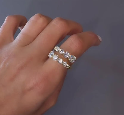 3.26CT Wrap Graduated Ring