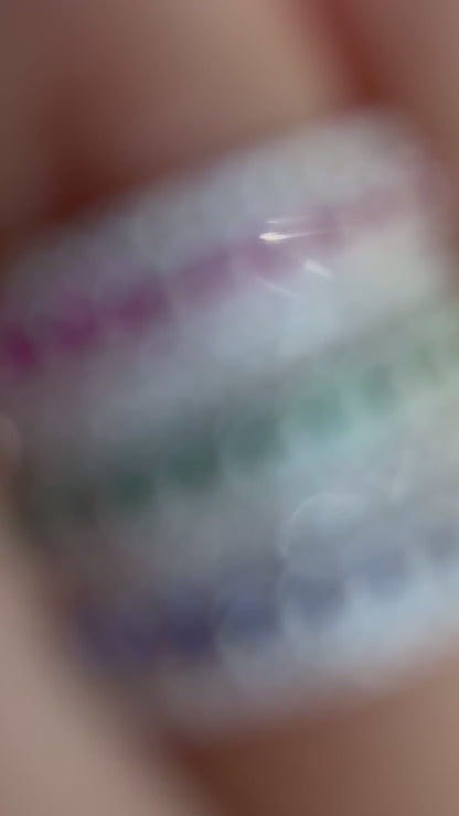 Lab Emerald/ Sapphire OR Ruby Eternity Ring