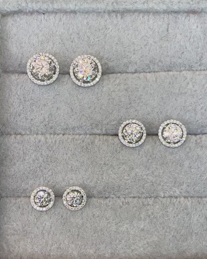 Halo Stud Earrings