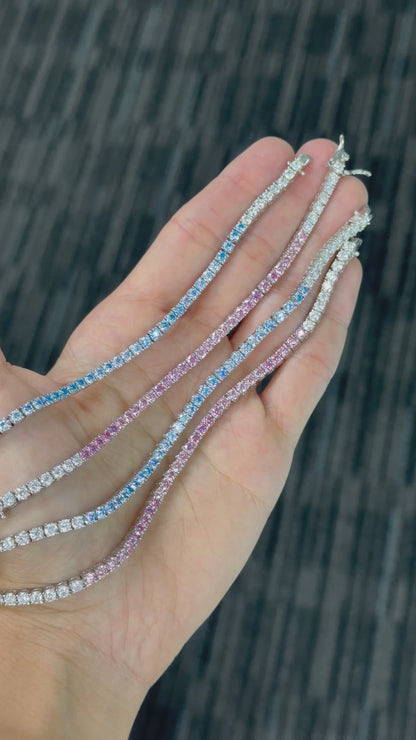 Blue Ombré Tennis Bracelet