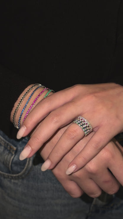 Color Tennis Bracelet
