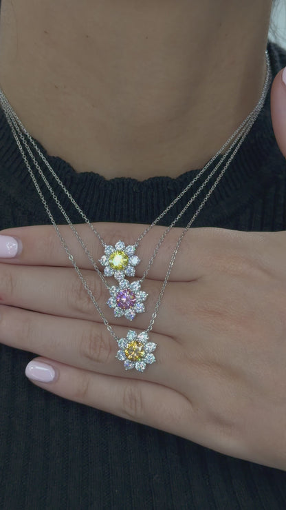 Colorful Flower necklace