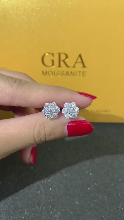 Flower Stud Earrings