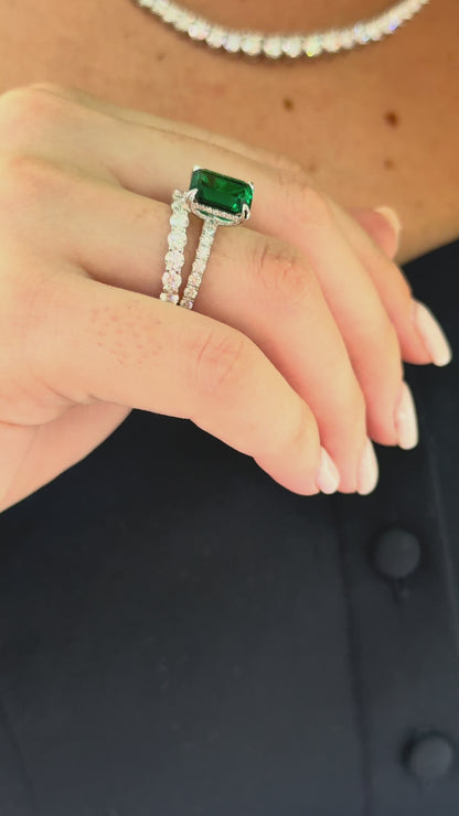 4CT Emerald Ring